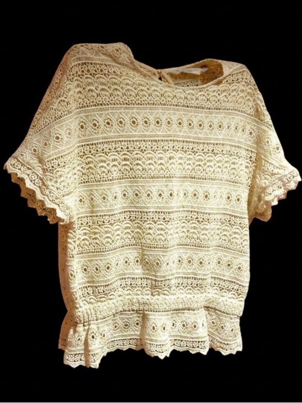 Zara Trafuluc backless lace top